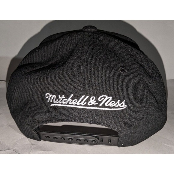 Denver Nuggets Mitchell & Ness HWC Panda Pro Black 25th Anniv Snapback Hat New - Picture 5 of 11